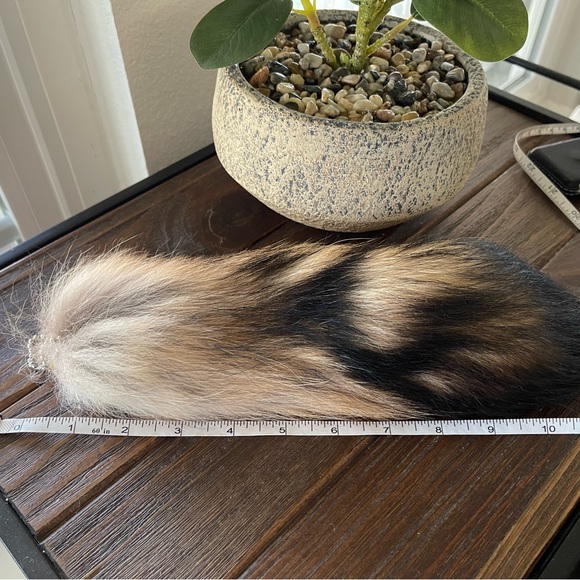 Real fox fur key chain/ purse Pom Pom - Picture 4 of 5